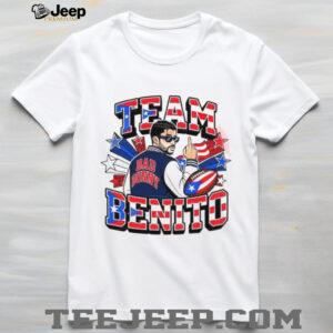 Team Benito Bad Bunny Puerto Rico Flag Football Fan T Shirt