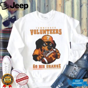 Tennessee Volunteers Go Big Orange Smoky Mascot Football T Shirt T Shirt