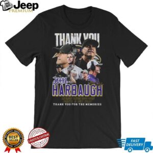 Thank You John Harbaugh Baltimore Ravens 2008 2025 Forever In Our Heart Shirt Thank You John Harbaugh Baltimore Ravens 2008 2025 Forever In Our Heart Shirt