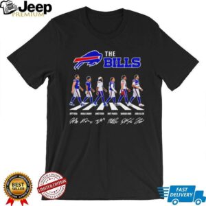 The Buffalo Bills cross the street signatures 2026 shirt The Buffalo Bills cross the street signatures 2026 shirt
