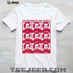 The Emotions Of Curt Cignetti Iu Football Coach T Shirt