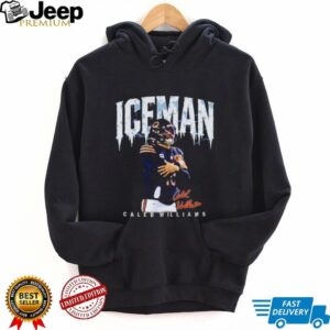 The Iceman Cometh Caleb Williams Chicago Football Vintage Graphic Tee The Iceman Cometh Caleb Williams Chicago Football Vintage Graphic Tee