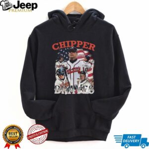 The Legend of Chipper Braves Baseball T Shirt The Legend of Chipper Braves Baseball T Shirt