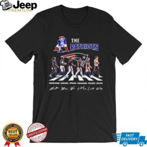 The Patriots cross the street signatures 2026 shirt The Patriots cross the street signatures 2026 shirt