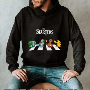 The Starters Pokémon Abbey Road Parody Walking Crosswalk T Shirt The Starters Pokémon Abbey Road Parody Walking Crosswalk T Shirt