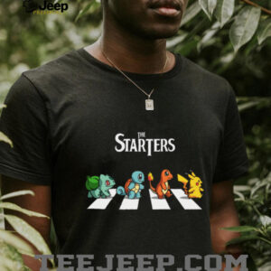 The Starters Pokémon Abbey Road Parody Walking Crosswalk T Shirt