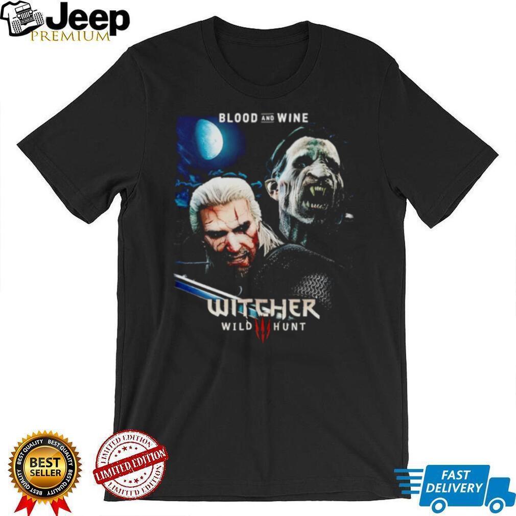 The Witcher 3 Wild Hunt Blood and Wine Geralt Vampire Graphic T Shirt The Witcher 3 Wild Hunt Blood and Wine Geralt Vampire Graphic T Shirt
