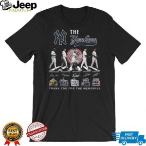 The Yankees 121st Anniversary 1903 2024 Thank You For The Memories Abbey Road Shirt The Yankees 121st Anniversary 1903 2024 Thank You For The Memories Abbey Road Shirt
