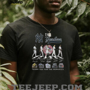 The Yankees 121st Anniversary 1903 2024 Thank You For The Memories Abbey Road Shirt