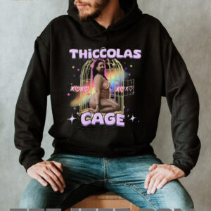Thiccolas Cage Funny Nicolas Cage Parody Vintage Wash T Shirt