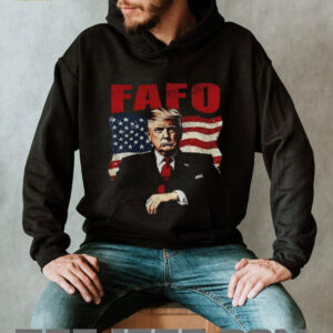 Trump FAFO Trump F Around Find Out American flag shirt
