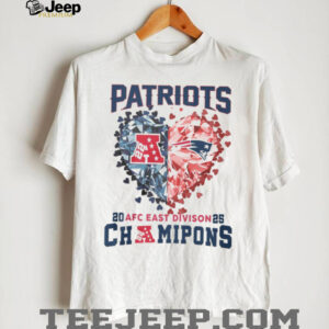New England Patriots 2025 AFC East Division Champions T Shirt