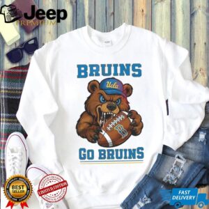 UCLA Bruins Go Bruins Angry Bear Mascot Double Sided T Shirt T Shirt