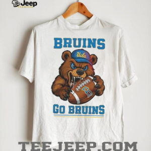 UCLA Bruins Go Bruins Angry Bear Mascot Double Sided T Shirt T Shirt