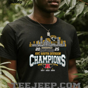 Jacksonville Jaguars AFC South Division Champions 2017 2022 2025 T Shirt Jacksonville Jaguars AFC South Division Champions 2017 2022 2025 T Shirt