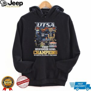 UTSA Roadrunners 2025 First Responder Bowl Champions Football T Shirt