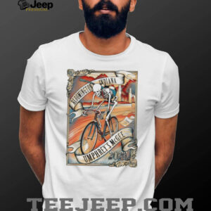 Umphrey’s McGee Bloomington Indiana 2026 Bicycle Skeleton Tour Shirt