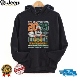 Miami Hurricanes 2025 CFP Quarterfinal Cotton Bowl Mascot T Shirt
