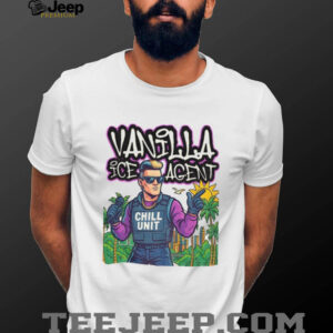 Vanilla Ice Agent chill unit meme Pop Culture parody shirt