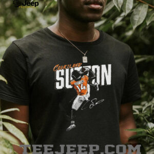 Vintage Style Courtland Sutton #14 Football T Shirt Vintage Style Courtland Sutton #14 Football T Shirt