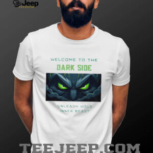 Welcome To The Dark Side Unleash Your Inner Beast Owl Graphic T Shirt