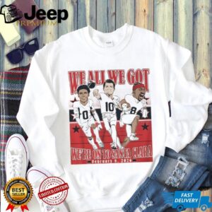 We're On To Santa Clara February 8 2026 Football Championship Tee