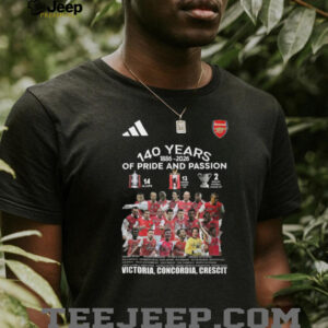Arsenal 140 Years of Pride and Passion Commemorative T Shirt Arsenal 140 Years of Pride and Passion Commemorative T Shirt
