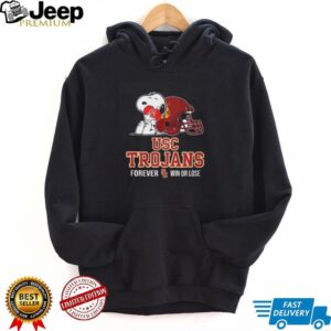 USC Trojans x Snoopy Forever Win or Lose T Shirt