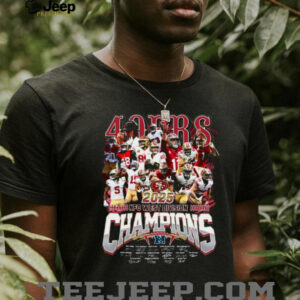 Faithful to the Bay 49ers 2025 Division Champs Shirt Faithful to the Bay 49ers 2025 Division Champs Shirt