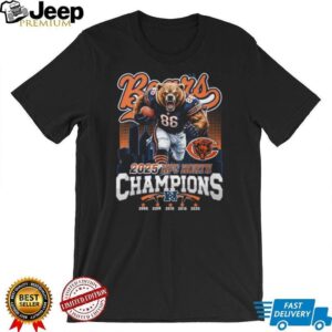 Chicago Bears 2025 NFC North Champions Conquer T Shirt