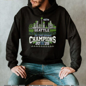 Seattle Seahawks 2025 NFC West Division Champions Commemorative T Shirt