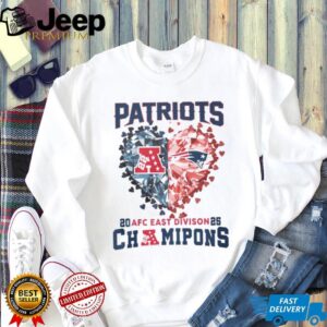 New England Patriots 2025 AFC East Division Champions T Shirt