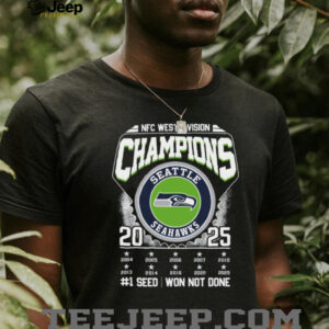 Seattle Seahawks NFC West Division Champions Shirt Seattle Seahawks NFC West Division Champions Shirt