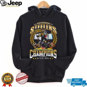 Here We Go Steelers 2025 AFC North Champions T Shirt
