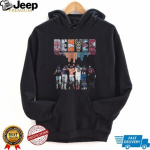 Denver City of Champions Sports Teams Signature Skyline T Shirt