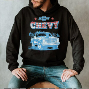 Classic Chevrolet Chevy Square Body Truck American Flag T Shirt