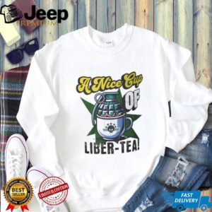 A Nice Cup of Liber Tea Helldivers Grenade Mug Graphic Shirt