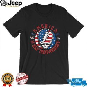 America 250th Anniversary Grateful Dead Steal Your Face Skull T Shirt America 250th Anniversary Grateful Dead Steal Your Face Skull T Shirt