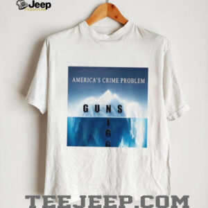 America's Crime Problem Iceberg Concept Graphic T Shirt