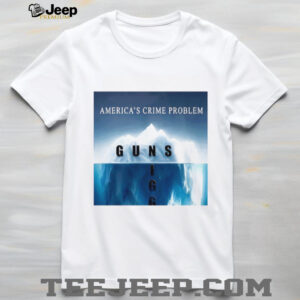 America's Crime Problem Iceberg Concept Graphic T Shirt