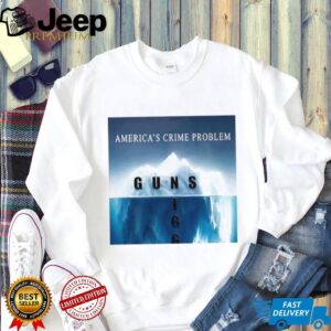 America's Crime Problem Iceberg Concept Graphic T Shirt