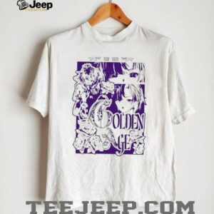 Anime Manga Style “Golden Age” Purple Graphic Aesthetic Streetwear Tee