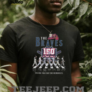 Atlanta Braves 150th Anniversary Legends Abbey Road Parody Tee Atlanta Braves 150th Anniversary Legends Abbey Road Parody Tee