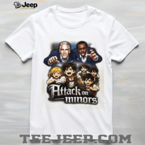 Attack on Minors Satirical Anime Parody T Shirt Attack on Minors Satirical Anime Parody T Shirt