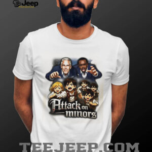 Attack on Minors Satirical Anime Parody T Shirt