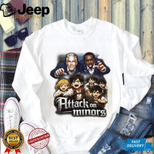 Attack on Minors Satirical Anime Parody T Shirt