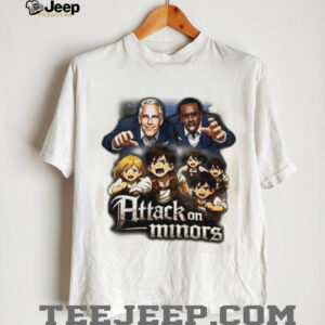 Attack on Minors Satirical Anime Parody T Shirt