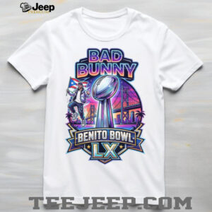 Bad Bunny Benito Bowl LX 2026 Championship Trophy T shirt Bad Bunny Benito Bowl LX 2026 Championship Trophy T shirt