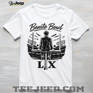 Bad Bunny Benito Bowl LX Stadium Goal Post View T shirt