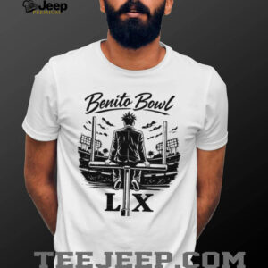 Bad Bunny Benito Bowl LX Stadium Goal Post View T shirt